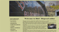 Desktop Screenshot of bcdisposal.com